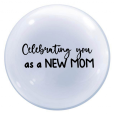 Confetti Floral Bubble Balloon