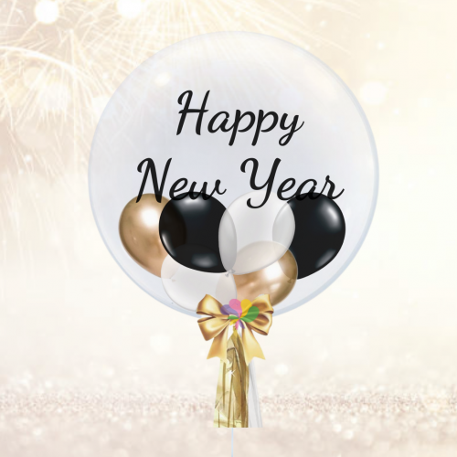 24" Customised new year Bubble balloon