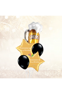 Cheers Star foil Bouquet