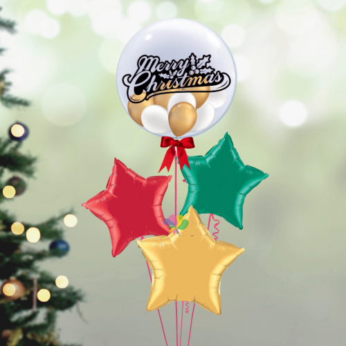 Christmas bubble bouquet set