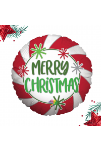 18" Merry Christmas Foil balloon