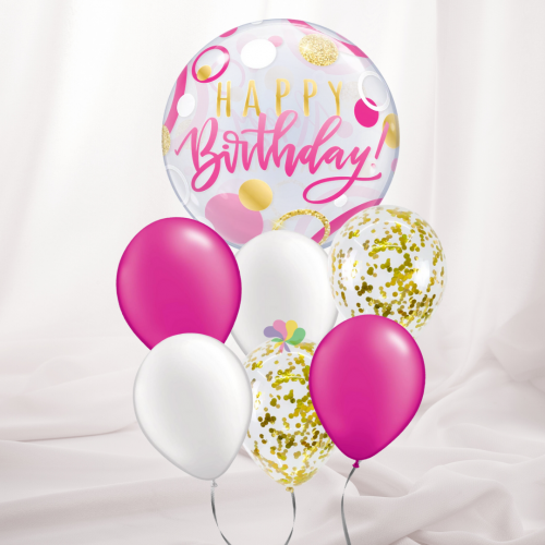 6-in-1 bubble printed design bouquet