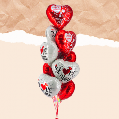 Love You Balloon Bouquet