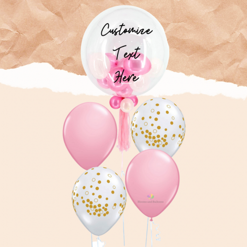 Personalised Love Balloon Bouquet