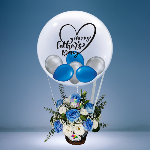 Father's Day Floral Hot Air Balloon Father's Day Floral Hot Air Balloon