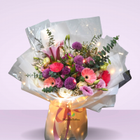 Garden sky Valentine Bouquet