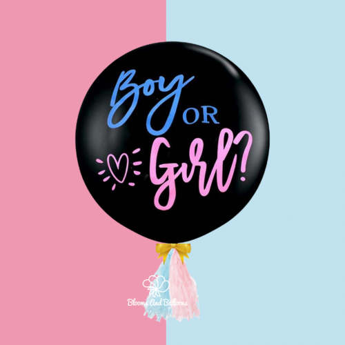 22" Printed Gender Reveal Balloon Pop