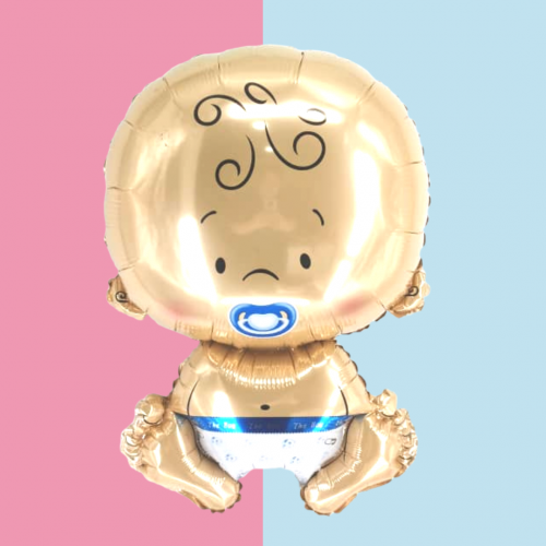 26" Baby Boy with Pacifier