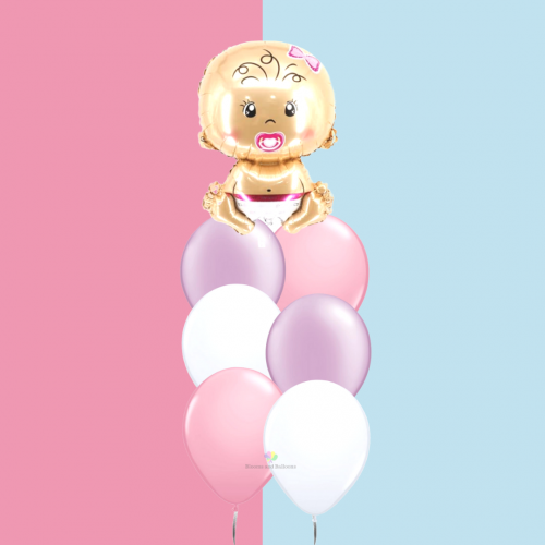 Baby staggered bouquet set