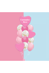 Welcome Baby princess customized bouquet set