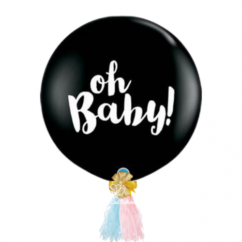 Printed Gender Reveal Balloon Pop