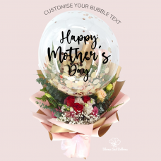 Confetti Floral Bubble Balloon