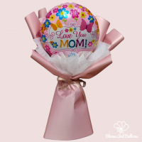 9" Foil Love Mom