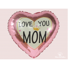 18" Happy Mother's Day Love Pink Heart