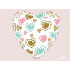 18" Happy Mother's Day Heartful