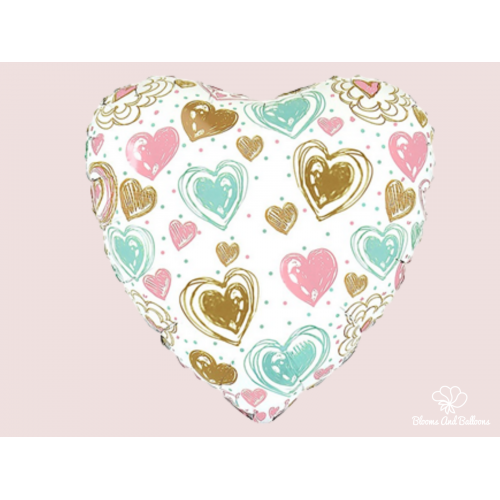 18" Happy Mother's Day Heartful