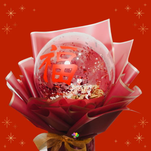 Explosive cash surprise hand bouquet
