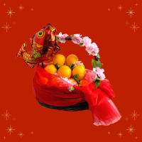 Nian Nian You Yu Orange Baskets
