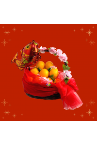 Nian Nian You Yu Orange Baskets