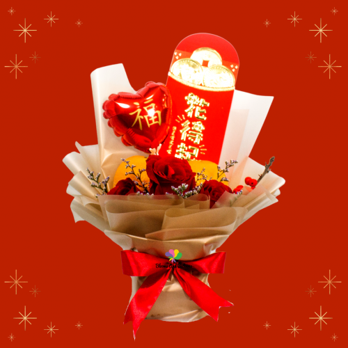 Lucky Red Hand Bouquet