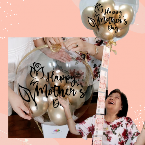 Mothers Day Pop Out Bubble Balloon