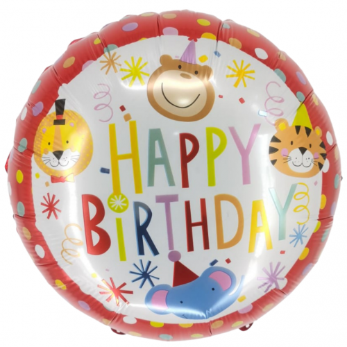 18" Birthday Cartoon Animals