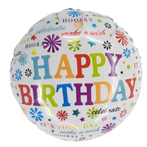 18" Birthday Colourful Explosion