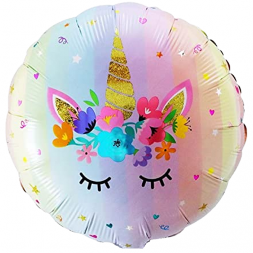 18" Unicorn Theme Pastel
