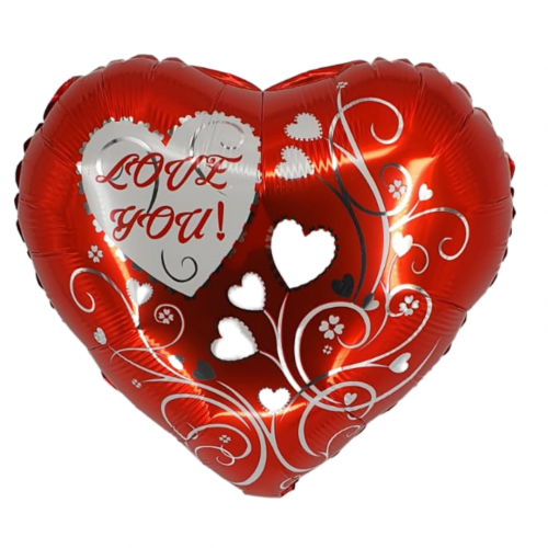 18" Valentine's Red Heart