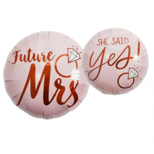 18" Wedding Pink Mr & Mrs