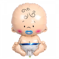 26" Baby Boy with Pacifier