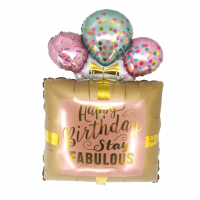 28" Birthday Peach Stay Fabulous