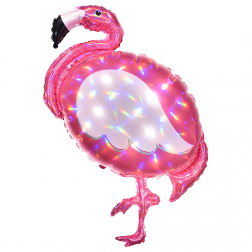 33" Iridescent Flamingo