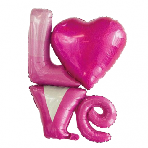 35" Pink LOVE
