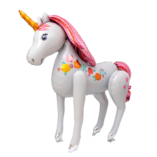 45" walking Unicorn Horse
