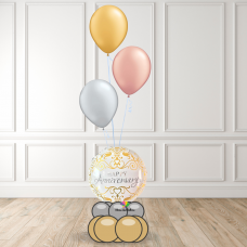 White & Gold Anniversary theme