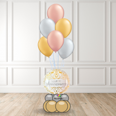 White & Gold Anniversary theme