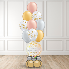White & Gold Anniversary theme