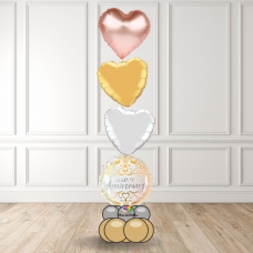 White & Gold Anniversary theme