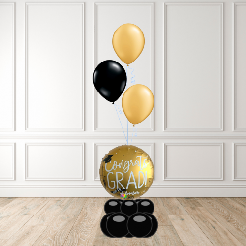 Congrats Grad! Black and gold theme