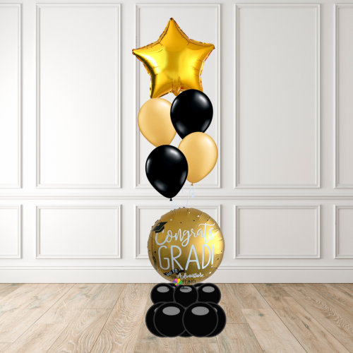 Congrats Grad! Black and gold theme