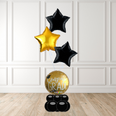 Congrats Grad! Black and gold theme