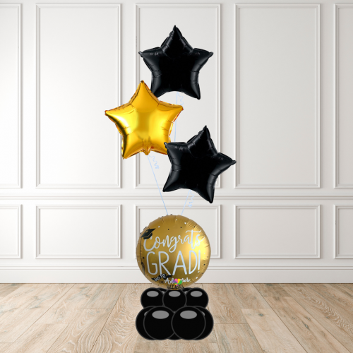 Congrats Grad! Black and gold theme