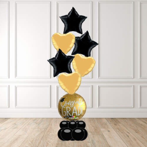 Congrats Grad! Black and gold theme