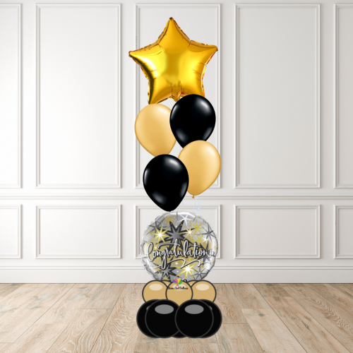 Congratulations Black and Gold Theme