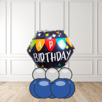 Birthday Blue and silver theme