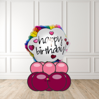 Birthday Blue and silver theme