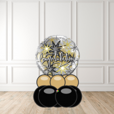 Congratulations Black and Gold Theme