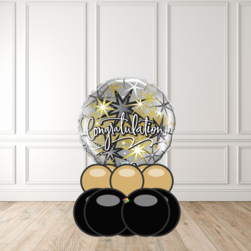 Congratulations Black and Gold Theme