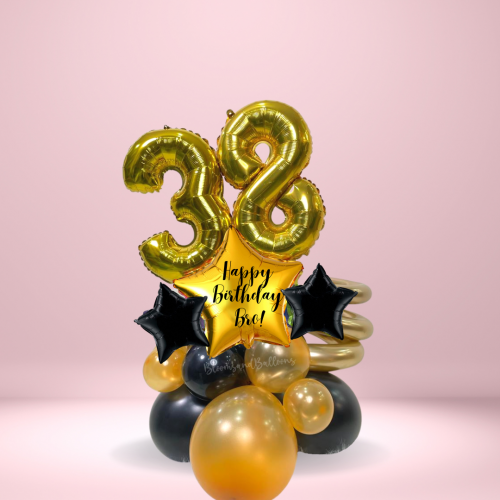 Number Table centerpiece Marquee